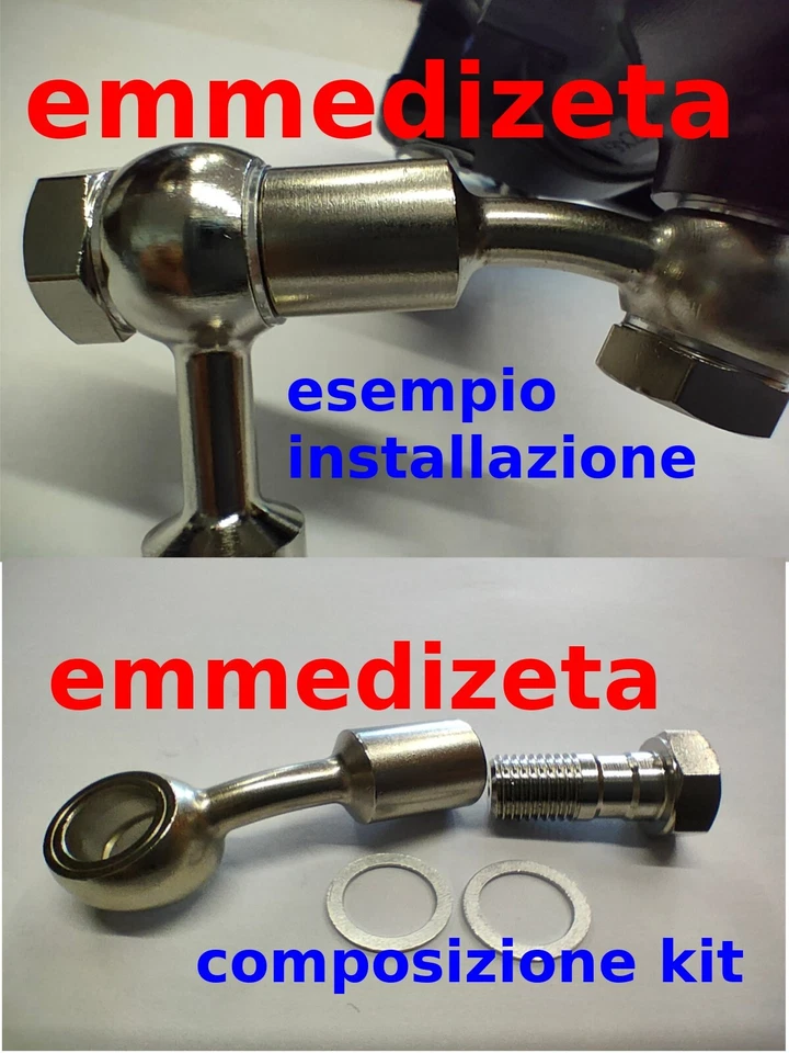 Adattatore Raccordo 25° Pompa Radiale Brembo APR CORTO da Pompa assiale aRadiale - Immagine 1 di 1