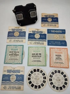 Sawyers View-Master Stereoskop Bakelit Disney Fairy Tail Konvolut 10 Rollen Vintage - Bild 1 von 10