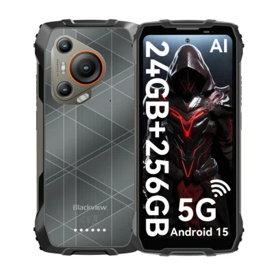 Blackview BL7000 AI 5G Rugged Smartphone Android 15 24GB+256GB NFC Night Vision - image 1 of 4