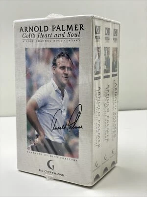 Arnold Palmer: Golfs Heart Soul VHS 1999 3-Tape Set Box Set SEALED New - Image 1 of 4