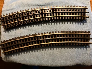 Atlas O Gauge, O72 Full Curves, Nickel Silver Track, SIX Pieces - Picture 1 of 1
