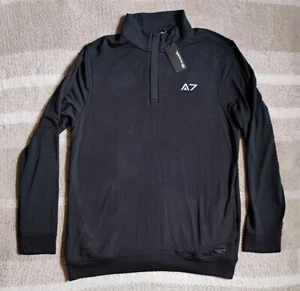 Travis Mathew Newport 1/4 Zip Fleece Men’s Large Black Golf Pullover  - Picture 1 of 7