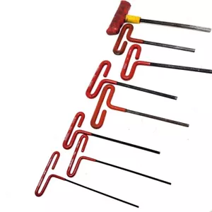 8 Pcs Eklind and Unbranded SAE, Cushion Grip Hex T-Handle T-Key Allen Wrench Set - Picture 1 of 9