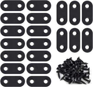 20 Pack Flat Straight Brace Flat Straight Bracket Stainless Steel Flat Plate ... - Picture 1 of 3