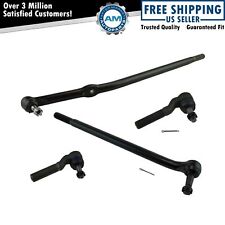 Inner Outer Steering Tie Rod End RH LH Set of 4 Side for 95-97 Ford F250 4WD