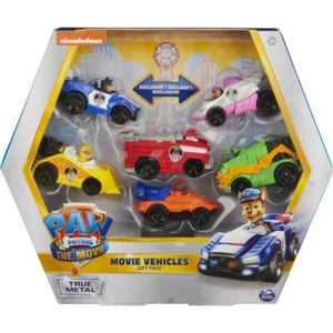 PAW Patrol, True Metal Movie Coffret Cadeau avec 6 Véhicules, Échelle 1:55, EXCLUSIF ! - Photo 1/4