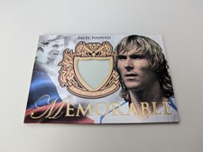 Futera Unique 2011 Pavel Nedved Memorable Silver MEMS11  White /299 Czech Rep