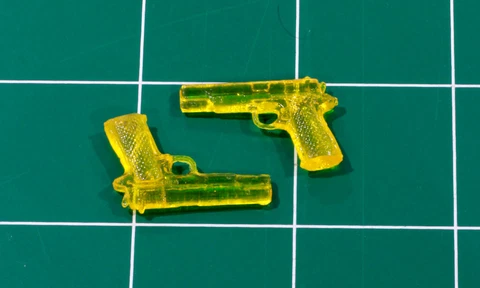 Custom Arsenal translucent yellow cast 1:12 m1911 IRON FIST ORSON RANDALL Cover