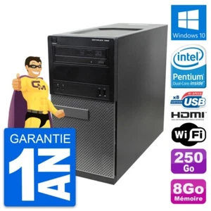 PC tour Dell Optiplex 390 MT G630 RAM 8Go Festplatte 250Go HDMI Windows 10 Wifi - Bild 1 von 5