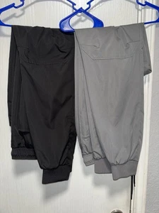 Pantalones de chándal South Pole para hombre XL edición estándar flexible 2 pares informales negros grises - Imagen 1 de 9