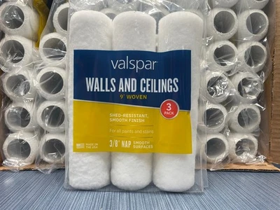 48 X VALSPAR  9-IN X 3/8-IN NAP WALLS AND CEILINGS WOVEN ROLLER COVER - Image 1 of 4