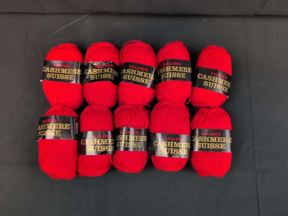 10 novelos galler fio cashmere suisse cashmere lã de cordeiro - Imagem 1 de 4