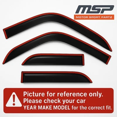 Protectores de lluvia visera en canal 4 piezas para Land Rover Range Rover Sport L320 2005-13 Foto 1 de 4