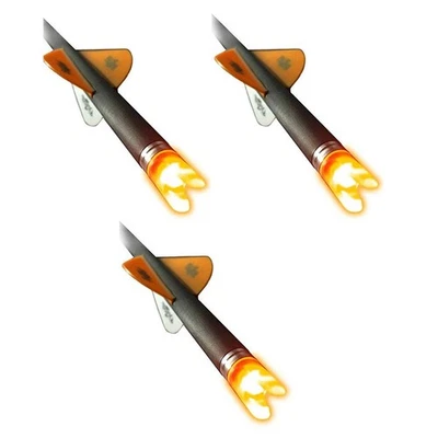 Ravin R135 Lighted Replacement Nocks 3-Pack - LED Illuminated Orange Nocks wi... - Image 1 of 4