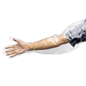 50 piezas guantes desechables extra largos para aderezar el campo para destripar - Imagen 1 de 9