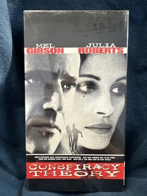 Conspiracy Theory (VHS, 1997) Mel Gibson, Julia Roberts New & Factory Sealed - Image 1 of 3