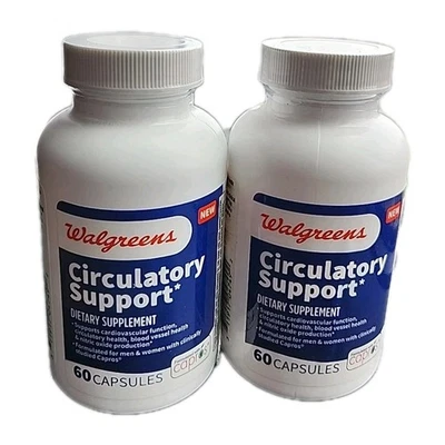Walgreens Circulatory Support Supplement, 60 Caplets (2 Pack) - Image 1 of 3