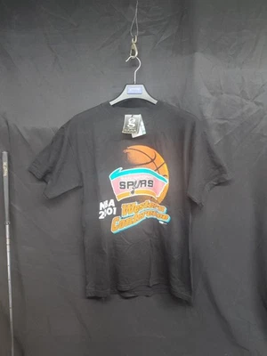 Vintage San Antonio Spurs 2001 NBA Playoffs Western Conference Y2K T Shirt M NOS - Image 1 of 4