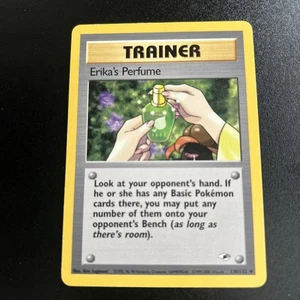 Trainer Erika's Perfume 110/132 Gym Heroes Regular 1999 WOTC Pokemon TCG NM - Picture 1 of 2
