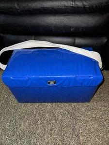 Vintage Tupperware Picnic Cooler 70's Hostess blue - Picture 1 of 4