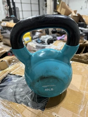 40 Lb Kettlebell Weight Workout Exercise Gym Fitness - Image 1 of 3
