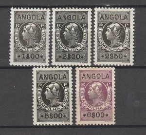 Portugal Angola Sello de Ingresos Fiscal Fiscaux 1954 Gerais Conjunto de Impuestos Generales 4 - Imagen 1 de 1
