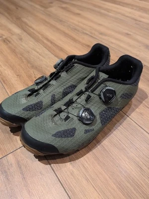 Giro Sector Cycling MTB Gravel Shoes BOA Size 44 Green Olive - Image 1 of 4