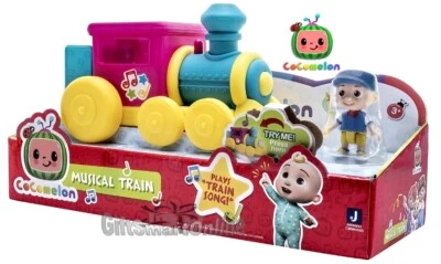 Cocomelon Musical Train Plays Train Song + JJ Figurine (Demo Batteries Included) - Image 1 of 4
