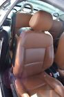 2007 PEUGEOT 207 CC GT DRIVERS SIDE FRONT RIGHT LEATHER SEAT - BROWN