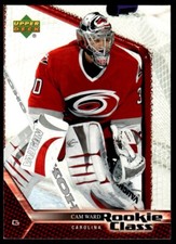 2005-06 Upper Deck Rookie Class Box Set Cam Ward Carolina Hurricanes #50 R9