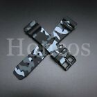 22Mm Camo Jdm Rubber Dive Strap Dal1bp(Replace Gl831)Fits For Seiko Skx007 6309