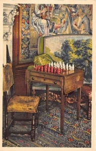 Postcard NC: Napoleon's Chess Men & Table, Biltmore Estate, North Carolina - Picture 1 of 2