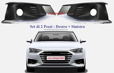 Set 2 Griglia Paraurti Anteriore Per Audi A4 B9 20 Cornice Mostrina Fendinebbia  • 104.40€