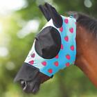 Shires Fruit Print Stretch Fly Mask with Nose - Strawberry