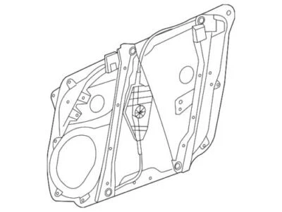 Genuine Mercedes-Benz 2016-2020 GLC300 GLC43 AMG Window Regulator 253-720-63-03 - Изображение 1 из 2