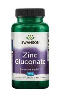 Swanson gluconato de zinc 30 mg 250 comprimidos - Imagen 1 de 1