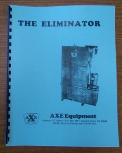 Axe Eliminator Jet Washer Manual - Picture 1 of 1