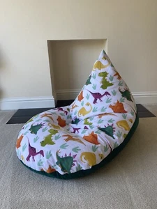 Large Dino Dinosaur beanbag beanbag gaming reading chair made to order - Picture 1 of 1