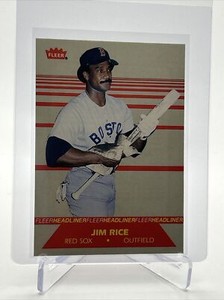 1987 Fleer Headliners Jim Rice Baseball Card #6 NM-MT FREE SHIPPING