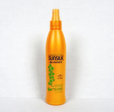Summer Hair Spray Sunsilk Spritz UV 8 oz NOS Instant Hydration Protection Coconu - Image 1 of 4
