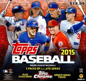 2015 TOPPS CHROME UPDATE MEGA BOX BASEBALL BOX BLOWOUT CARDS - Picture 1 of 2