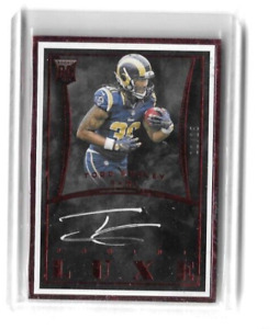 2015 Panini Luxe Todd Gurley RC Red Frame Autograph Jersey 11/25 Rookie