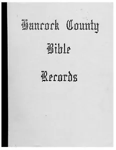 Bible Records by People of Hancock County, OH Bicentennial, DAR - OGS 1991 - Picture 1 of 1