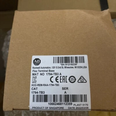 ALLEN-BRADLEY 1794-TB3 Flex Terminal Base Module Allen Bradley 1794tb3 Next day air available