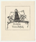 ERNST FLUSS: Exlibris für Victor Schick, 1905