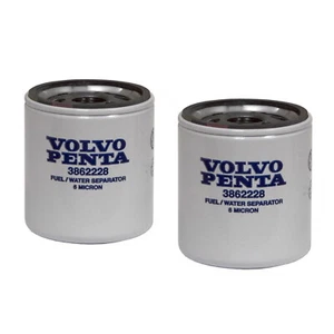 Volvo Penta Stern Drive New OEM Fuel Filter 3862228 TWO PACK 3.0L-8.2L SX - Picture 1 of 12