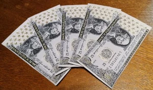 Aufnäher, USA, One Dollar, Flicken, One Dollar im FÜNFER-PACK ! - Bild 1 von 8