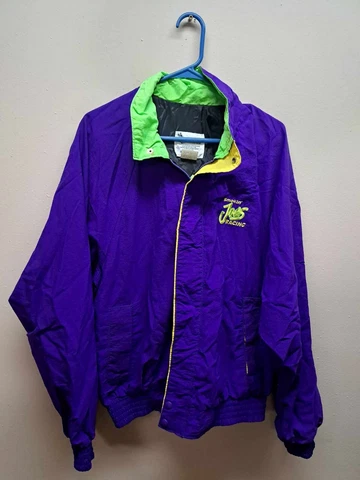 Vintage NHRA Smokin' Joe's Racing Gordie Bonin Windbreaker Jacket Men's Large Cover