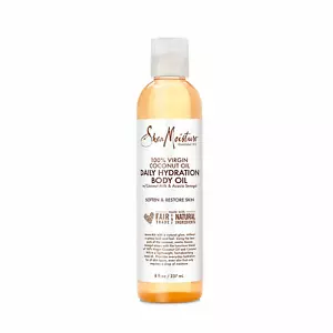 Daily Hydration Body Oil Virgin Coconut Oil for Dry Skin Paraben Free 8 Oz - Picture 1 of 12
