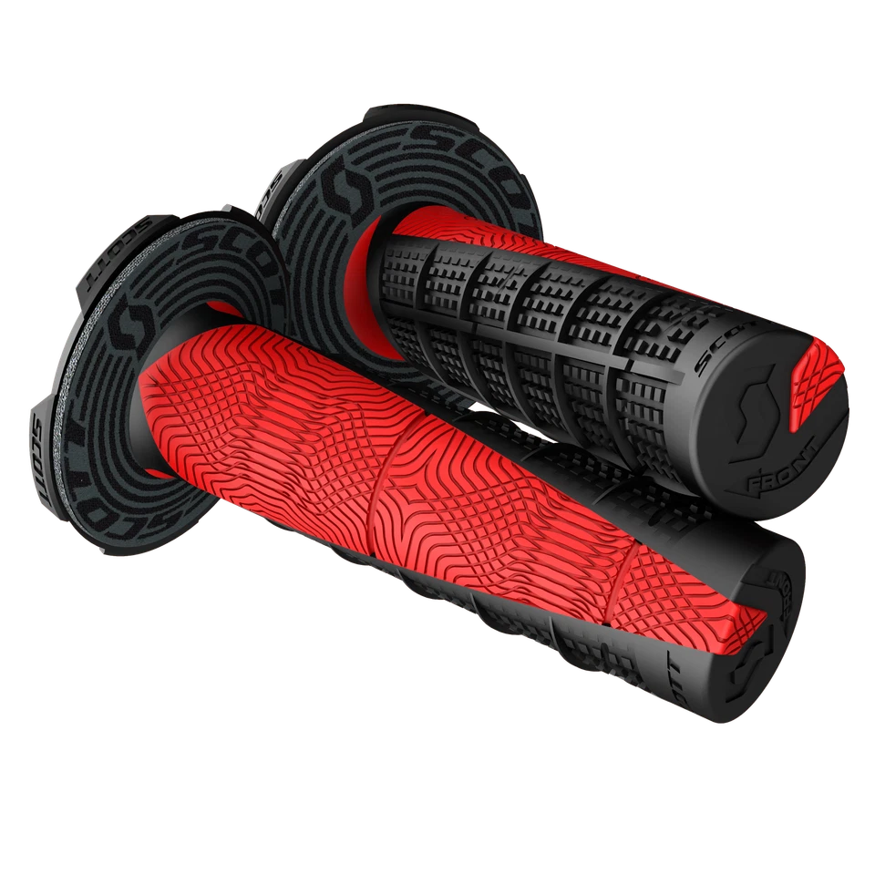 Empuñaduras Scott USA Deuce + Donut 219627-4948 negras/rojas Foto 1 de 1